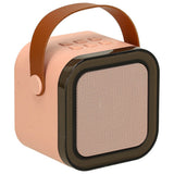 Bärbart karaoke-set Bluetooth-högtalare 6W + mikrofon rosa
