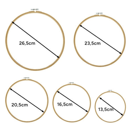 Broderikit 207 delar med 100 färger, trådar 8 m, 5 broderiram