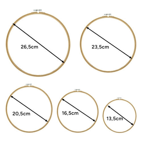 Broderikit 207 delar med 100 färger, trådar 8 m, 5 broderiram