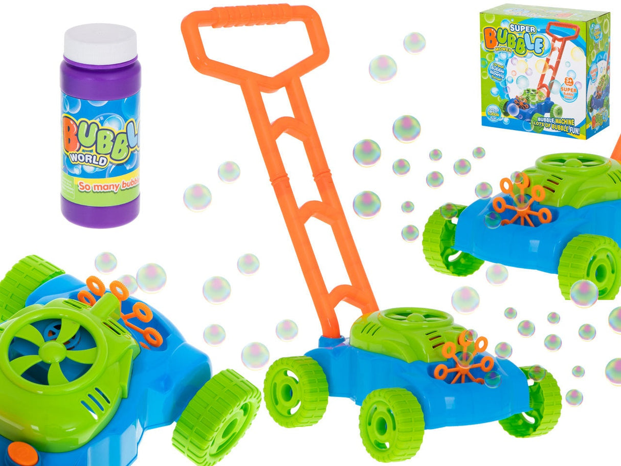 Bubbelgräsklippare leksak med ljud och bubbelvätska 118 ml, 3+