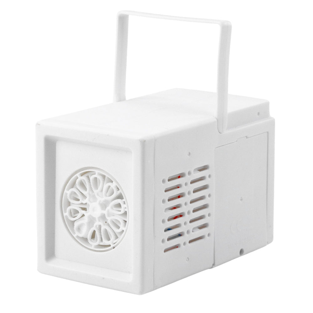 Bubbelmaskin batteridriven 10 hål portabel inkl 50 ml bubbelvätska