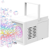 Bubbelmaskin batteridriven 10 hål portabel inkl 50 ml bubbelvätska