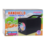 Bubbelmaskin batteridriven 10 hål portabel inkl 50 ml bubbelvätska