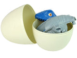 Byggbar dinosaurie Mosasaur i ägg med skruvmejsel 20 cm 3+ år