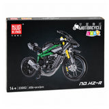 Byggblock racingmotorcykel byggset 656 delar i plast