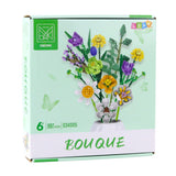 Byggblockset blommor 997 delar, 13 blomtyper, presentlåda