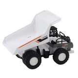 Byggdumptruck leksak med drivning och rörlig flak 14 cm plast/metall