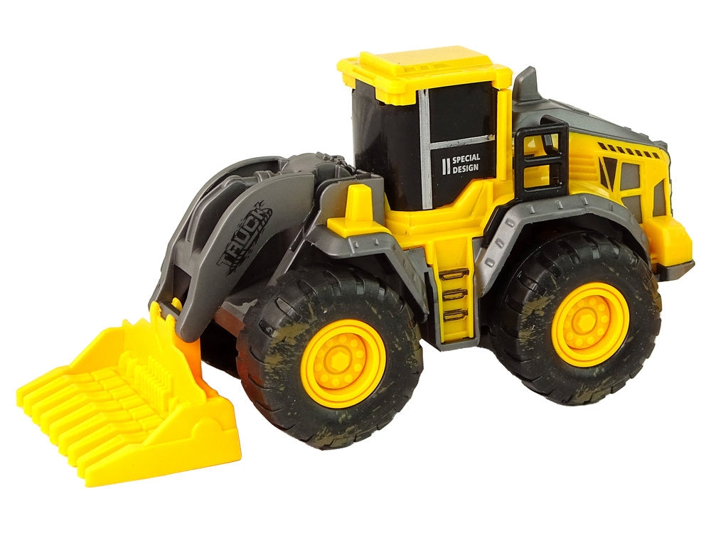 Byggfordon leksaksset 3-pack 17 cm friktionsdrift från 3 år