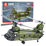 Byggklossar CH-47 Chinook transporthelikopter 1451 delar kompatibel