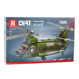 Byggklossar CH-47 Chinook transporthelikopter 1451 delar kompatibel