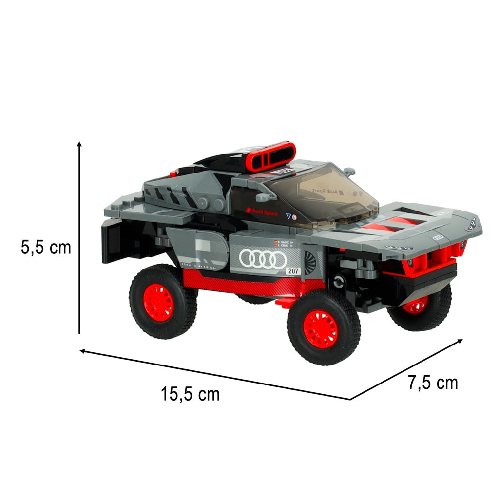 Byggklossar bilmodell 1:30 Audi RS Q e-tron 376 delar