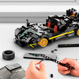 Byggklossar bilmodell 387 delar 1:28 Pagani Zonda R byggsats 6+