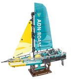 Byggklossar segelbåtsmodell Typ 65 675 delar 38 cm