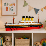 Byggkloss-set Titanic skeppsmodell 3327 delar 60 cm