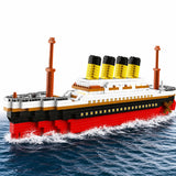Byggkloss-set Titanic skeppsmodell 3327 delar 60 cm