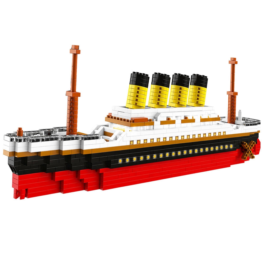 Byggkloss-set Titanic skeppsmodell 3327 delar 60 cm