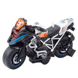 Byggleksak racingmotorcykel 20 cm med skruvmejsel, ljus/ljud