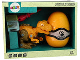 Byggset dinosaurie T-Rex med ägg och skruvmejsel 20 cm 3+ år