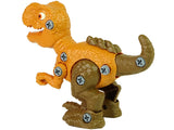 Byggset dinosaurie T-Rex med ägg och skruvmejsel 20 cm 3+ år