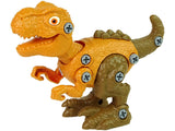 Byggset dinosaurie T-Rex med ägg och skruvmejsel 20 cm 3+ år