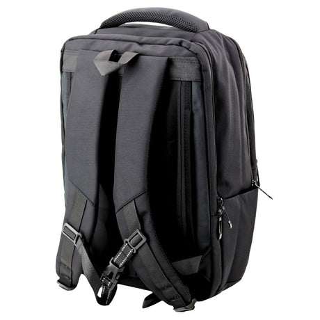 Cityryggsäck 26L svart med laptopfack och USB-kabel 45x32x18 cm