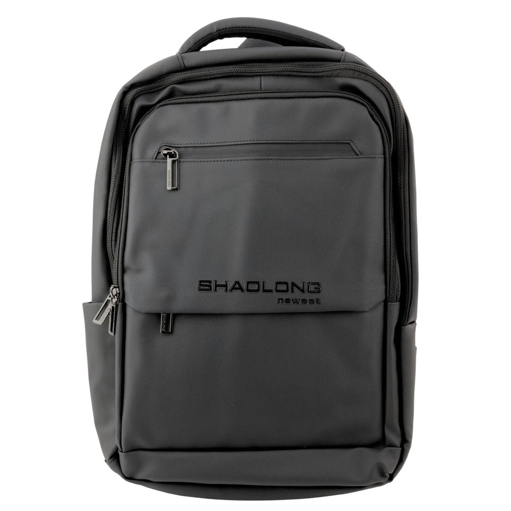 Cityryggsäck svart 16L med laptopficka och USB-kabel 41x29x14 cm