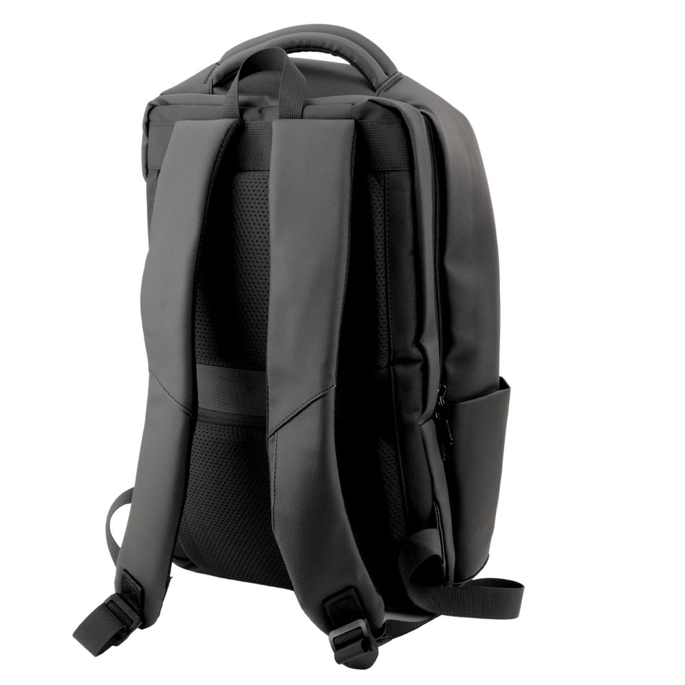 Cityryggsäck svart 16L med laptopficka och USB-kabel 41x29x14 cm