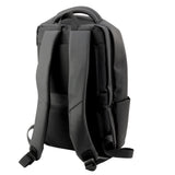 Cityryggsäck svart 16L med laptopficka och USB-kabel 41x29x14 cm