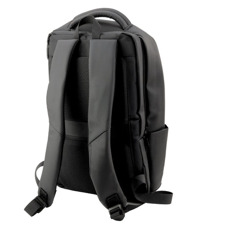 Cityryggsäck svart 16L med laptopficka och USB-kabel 41x29x14 cm