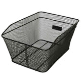 Cykelkorg för bagagebärare i metall svart 41x29 cm universalfäste