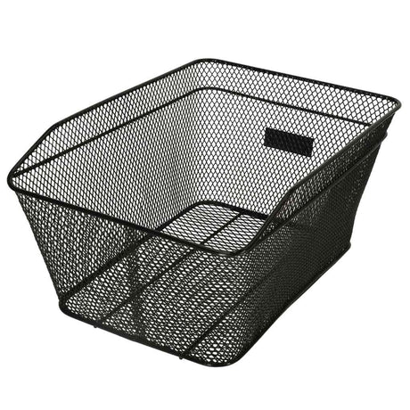 Cykelkorg för bagagebärare i metall svart 41x29 cm universalfäste