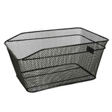 Cykelkorg för bagagebärare i metall svart 41x29 cm universalfäste