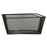 Cykelkorg för bagagebärare i metall svart 41x29 cm universalfäste