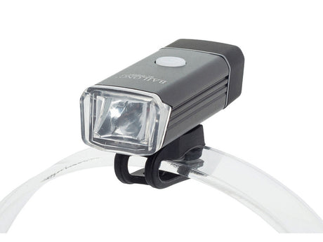 Cykellampa fram LED 180 lm USB-laddning svart 8 cm med fäste