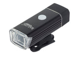 Cykellampa fram LED 180 lm USB-laddning svart 8 cm med fäste