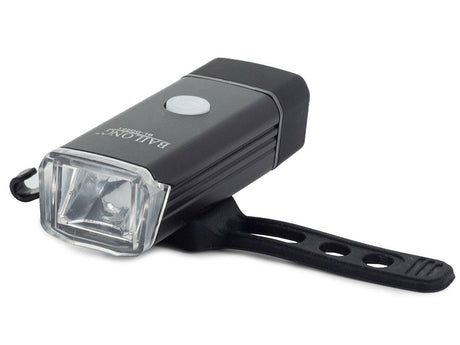 Cykellampa fram LED 180 lm USB-laddning svart 8 cm med fäste