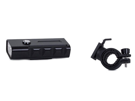 Cykellampa med powerbank 3x CREE XM-L T6 USB IPX5 svart