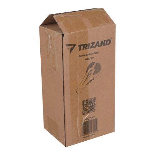 Cykelsadel ergonomisk mjuk stoppning 28x14 cm svart universal