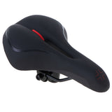 Cykelsadel sport unisex med mittöppning skumfyllning 27x15,5 cm