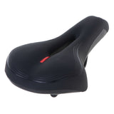 Cykelsadel sport unisex med mittöppning skumfyllning 27x15,5 cm