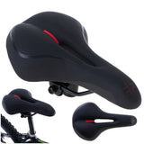Cykelsadel sport unisex med mittöppning skumfyllning 27x15,5 cm