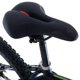 Cykelsadel sport unisex med mittöppning skumfyllning 27x15,5 cm