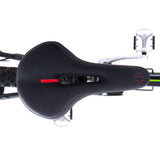 Cykelsadel sport unisex med mittöppning skumfyllning 27x15,5 cm