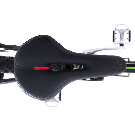 Cykelsadel sport unisex med mittöppning skumfyllning 27x15,5 cm