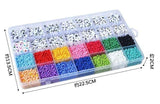 DIY Pärllåda Seed Beads & Bokstavspärlor – 3900 Pärlor för