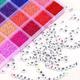 DIY Pärllåda Seed Beads & Bokstavspärlor – 7000 Pärlor för