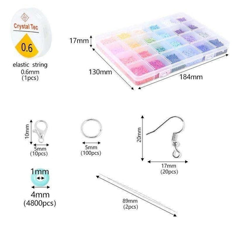 DIY Pärllåda med Seed Beads – 4800 Pärlor för