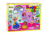 DIY diamantmålning nyckelring prinsessa set med 6 färger, från 6 år