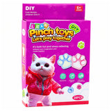 DIY pysselsats squishy kattklor 28 delar med geler, färger & dekoration