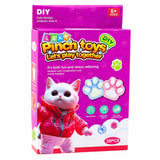 DIY pysselsats squishy kattklor 28 delar med geler, färger & dekoration